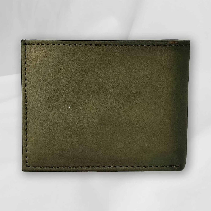 Cape Verde Moss Dyed Wallet with coin purse